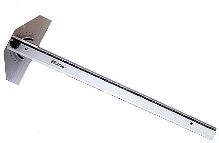 Rigle T (teu) - LEG RIGLA TEU 100CM ALUMINIU CAP MOBIL SI RAPORTOR T425