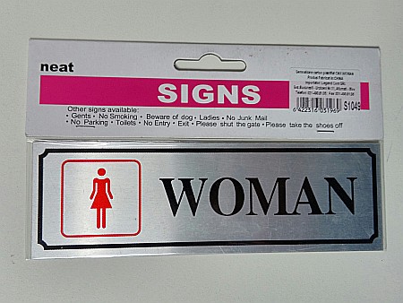 Indicatoare Securitate - LEG INDICATOR SECURITATE CNX WOMAN S1049