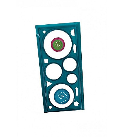 ARTICOLE COPII - LEG SABLON PLASTIC FLORI 5 FORME SPIROGRAF S1043