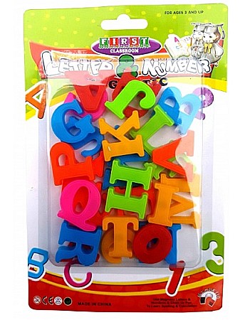 Table albe, Table negre - LEG SET LITERE MAGNETICE DIDACTICE 26/SET DIVERSE CULORI L372