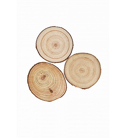 HOBBY - LEG ACCESORII CREATIE RONDELE LEMN 35mm 3/SET A1216