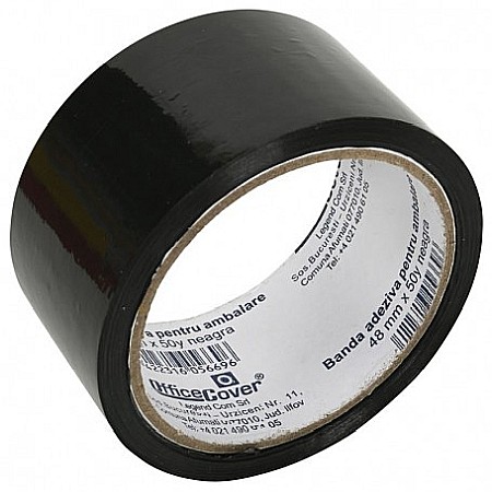 ARTICOLE DE BIROU - LEG BANDA ADEZIVA OFFICE COVER 48*50 NEAGRA B1244