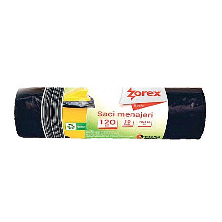 PRODUSE DE MENAJ - OVM SACI MENAJERI ZOREX 120L 10/SET