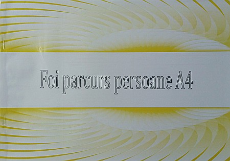 GOL FOI PARCURS PERSOANE INSERIATE A4 ROSII [0]