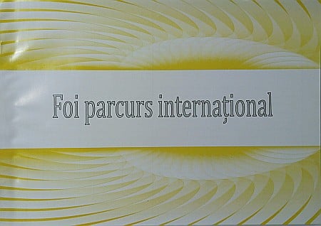 Formulare tipizate - GOL FOI PARCURS INTERNATIONAL A4