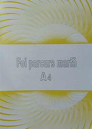 Formulare tipizate - GOL FOI PARCURS MARFA INSERIAT A4 ALBASTRE TP000003