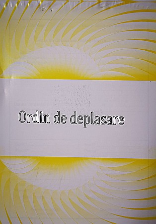 HARTIE PRODUSE DIN HARTIE - GOL ORDIN DEPLASARE A5 TP000070