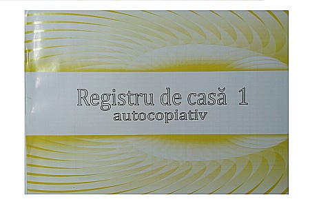HARTIE PRODUSE DIN HARTIE - GOL REGISTRU CASA 1 A4 AUTOCOPIATIV MODEL VECHI