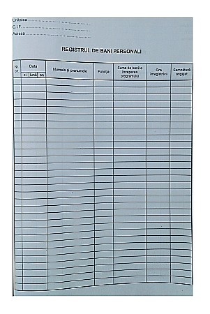 GOL REGISTRU DE BANI PERSONALI [1]
