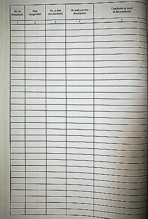 GOL REGISTRU INTRARE IESIRE VERTICAL A4 tp000050 [2]