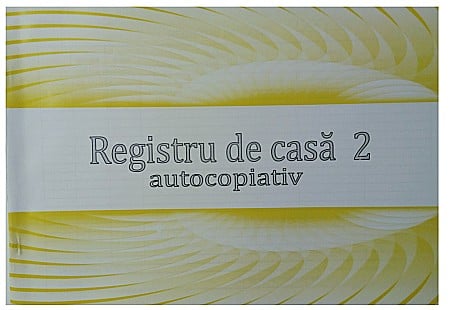 HARTIE PRODUSE DIN HARTIE - GOL REGISTRU CASA 2 A4 AUTOCOPIATIV MODEL NOU TP000103