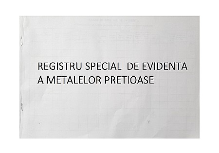 GOL REGISTRU EVIDENTA A METALELOR PRETIOASE [0]