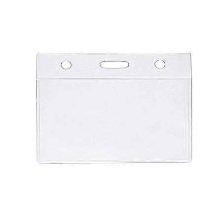 Ecusoane/ coperte documente /accesorii - PAG BUZUNAR ECUSON ORIZONTAL, BANDA TRANSPARENTA 65*90 mm