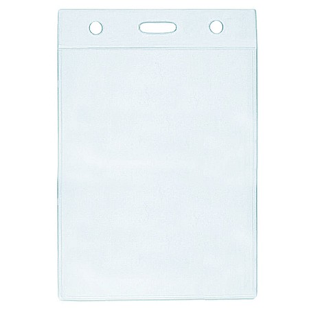 MIJLOACE DE PREZENTARE - PAG BUZUNAR ECUSON VERTICAL 100*140MM