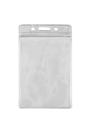 PAG BUZUNAR ECUSON VERTICAL, BANDA TRANSPARENTA/COLOR, 90*65 mm [3]