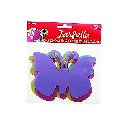 Figurine/ litere/ forme Moosgummi - ADA MOOSGUMMI DACO FLUTURE 8/SET AD075