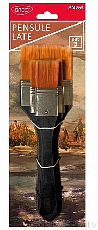 Pensule scolare bucata - ADA PENSULA DACO LATA 3/SET PN263