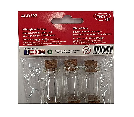 ADA STICLA CU DOP DE PLUTA DACO 4CM 6/SET AD393 [1]