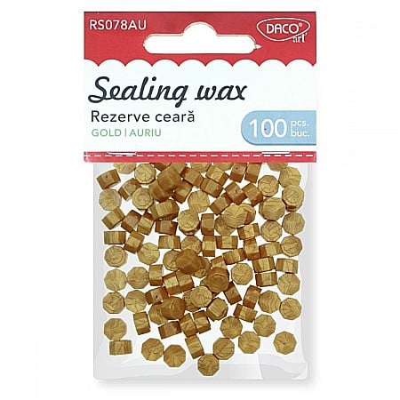 Set Ceara si sigiliu - ADA REZERVA CEARA SIGILIU DACO AURIU 26-30G RS078AU