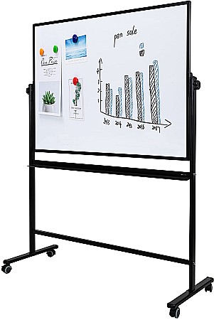 Flipcharturi si rezerve - FLIPCHART 90*120CM 2 FETE, ROTATIV PE ORIZONTALA, DLE7882