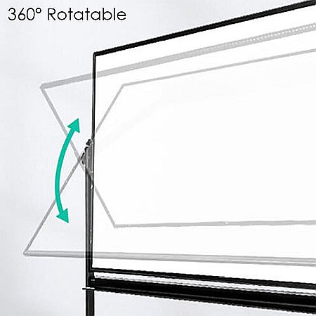 FLIPCHART 90*120CM 2 FETE, ROTATIV PE ORIZONTALA, DLE7882 [3]