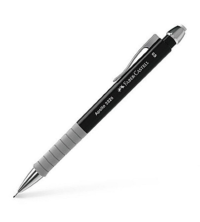 Creioane mecanice - LEC CREION MECANIC FABER APOLLO 0.5MM FC232504 NEGRU