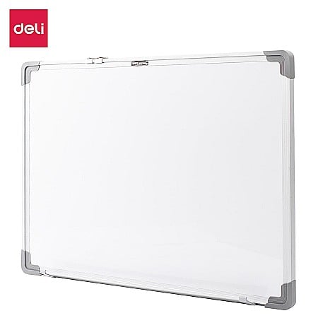 MIJLOACE DE PREZENTARE - LEC WHITEBOARD MAGNETIC 45*60 CM DELI RAMA ALUMINIU DLE39032A