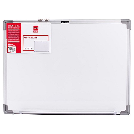 LEC WHITEBOARD MAGNETIC 45*60 CM DELI RAMA ALUMINIU DLE39032A [5]