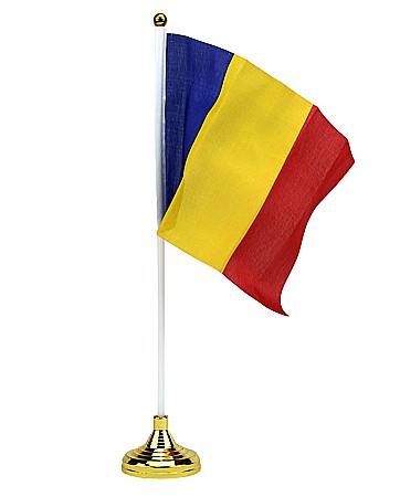 Steaguri - RO STEAG PANZA 15*21CM ROMANIA+SUPORT 5589