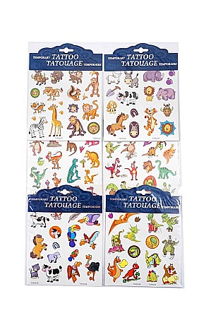 Machiaj, Tatuaje, Masti - ROB TATUAJE TEMPORARE 6/SET ANIMALE GLITTER 32465