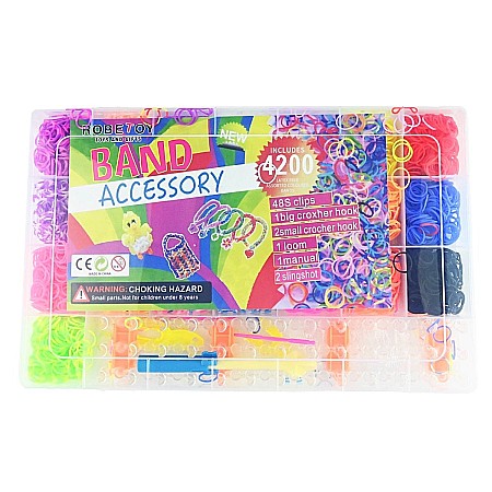 Seturi Creative pentru Copii - ROB SET ELASTIC BRATARI 4200 PIESE 35012