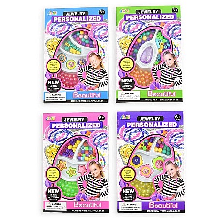 Seturi Creative pentru Copii - ROB SET CREATIV BIJUTERII MARGELE PERSONALIZATE 18.5CM 35179