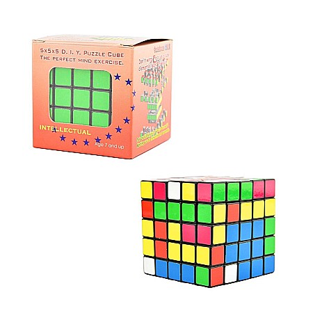 Jucarii Educative - ROB CUB RUBIK 5*5*5 5CM DIY INTELECTUAL 50832