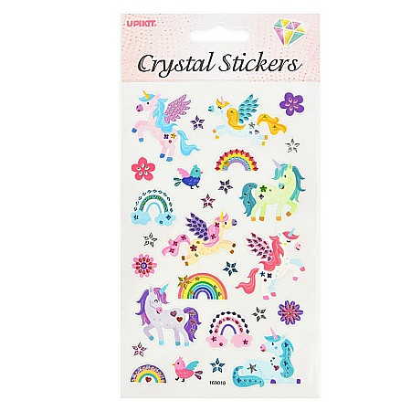 HOBBY - ROB STICKERE CU CRISTALE 19.5CM UNICORN 51048