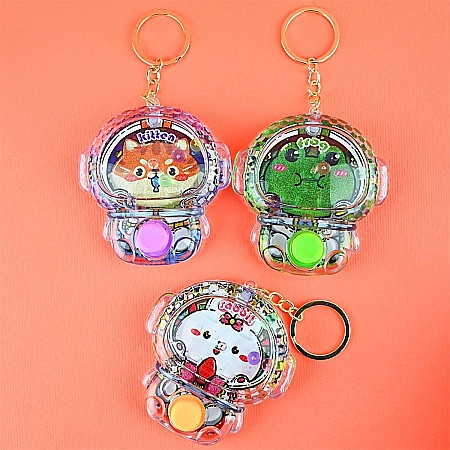 Breloc/ Inel chei, Eticheta bagaje - ROB BRELOC CHEI 14CM JOC CU APA ANIMALE 52006