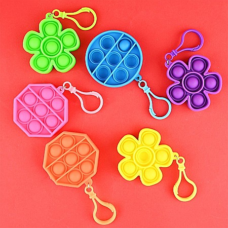 Brelocuri amuzante - ROB JUCARIE POP IT 6CM DIVERSE MODELE 52450