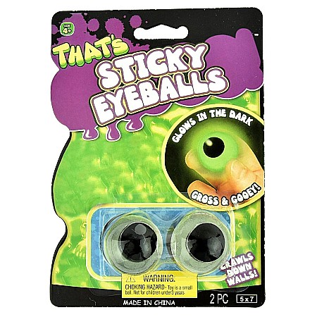 ARTICOLE COPII - ROB JUCARIE LIPICIOASA FORMA OCHI 2/SET GLOW IN THE DARK 64135