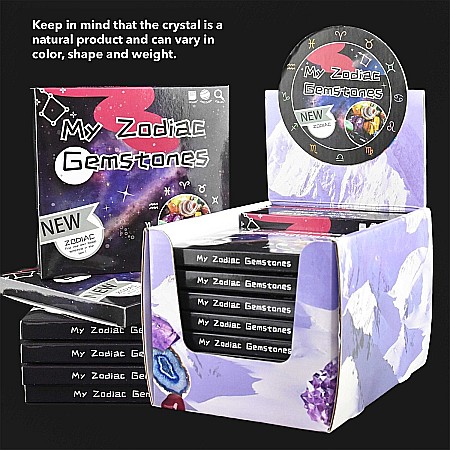 ROB SET PIETRE PRETIOASE 1-2CM ZODIAC 12 BUCATI 70307 [2]
