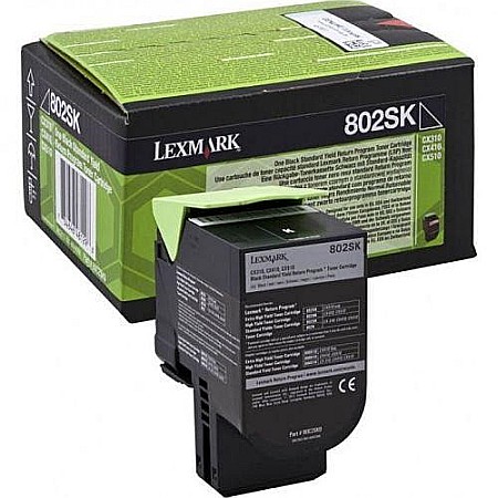 LEXMARK - NEO TONER LEXMARK 80C2SK0 BK 802SK NEGRU ORIGINAL