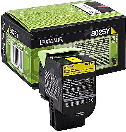 LEXMARK - NEO TONER LEXMARK 80C2SY0 YELLOW 802SY ORIGINAL