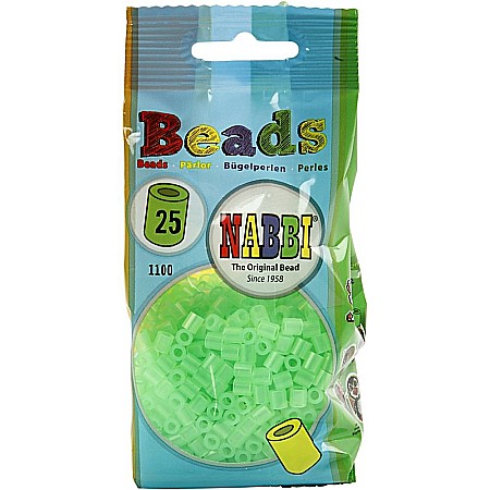 CC MARGELE FUZIBILE 5*5*2.5MM 1100/SET VERDE NEON 751250/32237 [2]