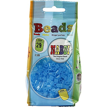 CC MARGELE FUZIBILE 5*5*2.5MM 1100/SET ALBASTRU NEON 751290/32235 [2]