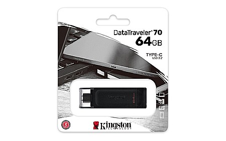 Memorii USB - TEC FLASH USB 3.2 KINGSTON 64GB Data Traveler 3.2 Gen DT70