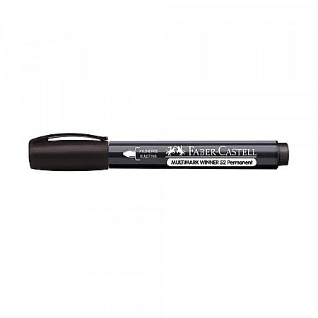 LEC MARKER PERMANENT FABER-CASTELL NEGRU VARF ROTUNND FC453397 [1]