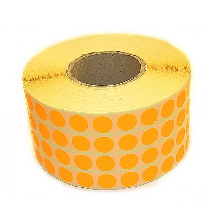 ROM ROLA PRET BULINE MICI 10*10 MM, 13480 ETICHETE/ ROLA COLOR [4]