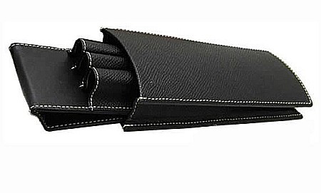 Etuiuri de Lux - GRAF ETUI PIELE 3 PIESE GF118811 NEGRU