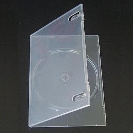 Carcase CD-DVD - TEC CARCASA DVD/CD 1SLIM TRANSPARENTA/NEAGRA