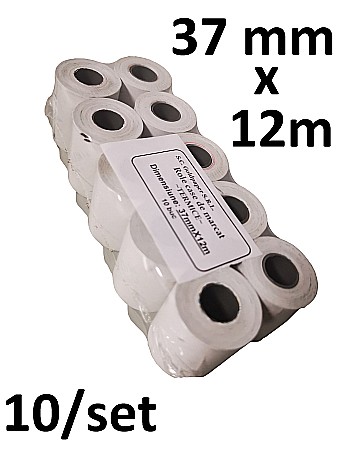 MARCARE SI ETICHETARE - GOL ROLA CASA MARCAT 37MM*12M TERMICA 10/SET