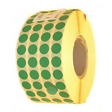 ROM ROLA PRET BULINE MICI 10*10 MM 17320 ETICHETE/ ROLA COLOR [3]