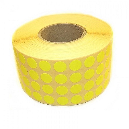 ROM ROLA PRET BULINE MICI 10*10 MM 17320 ETICHETE/ ROLA COLOR [5]